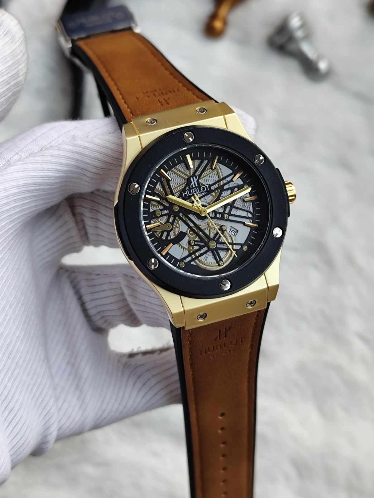 Hublot Classic Fasion Skeleton Watch
