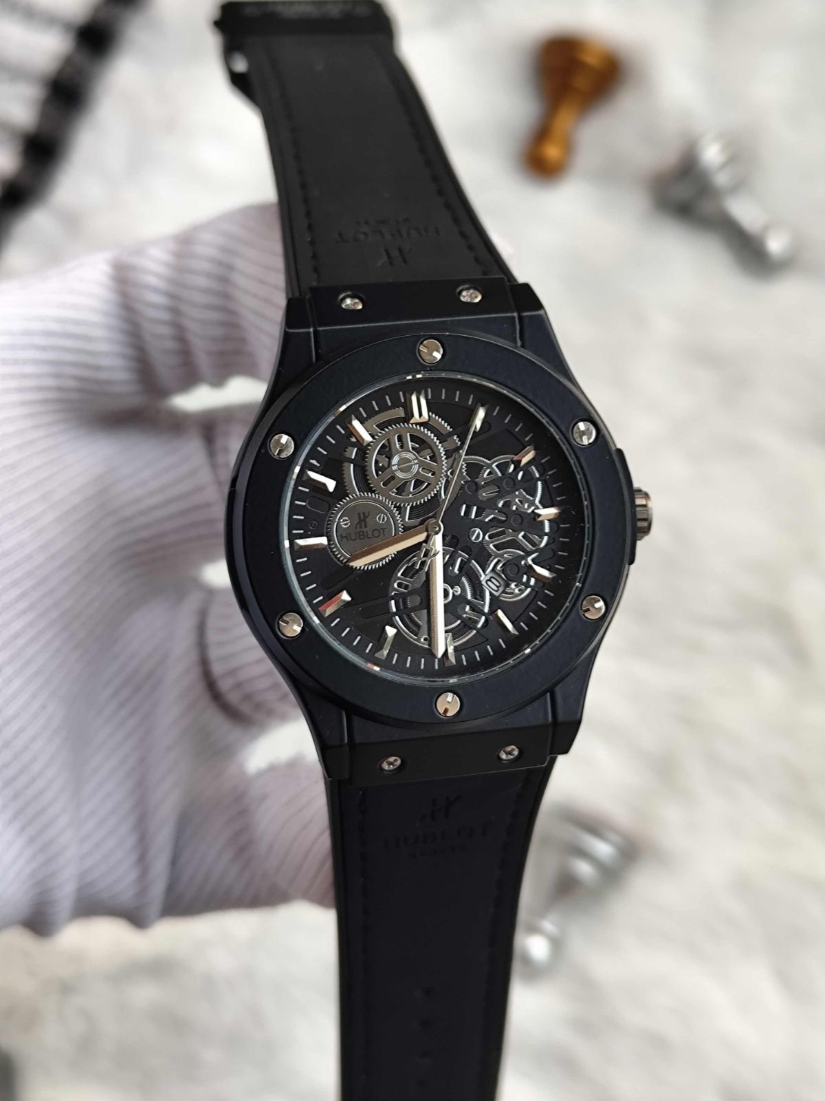 Hublot Classic Skeleton Edition Full-Black