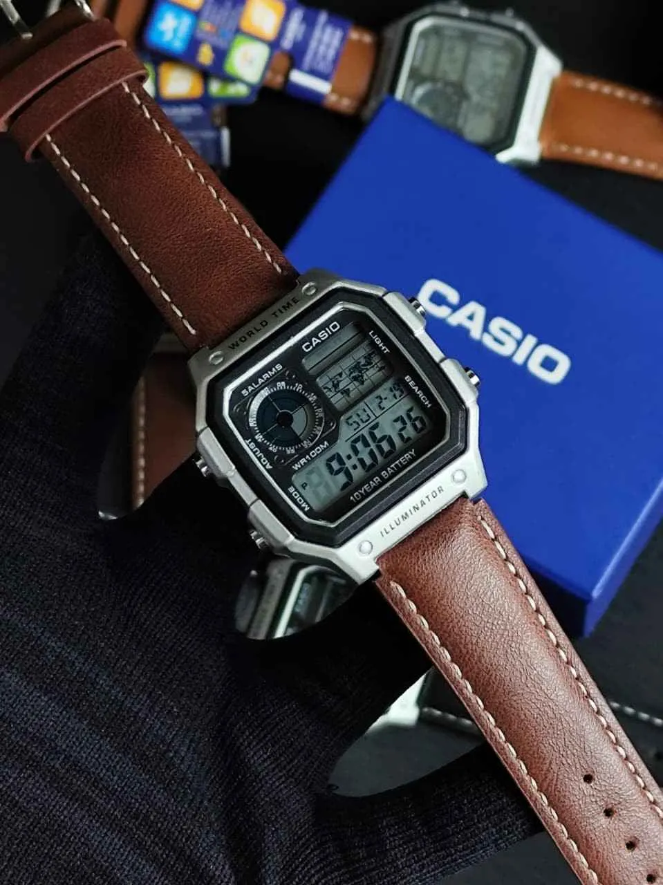 CASIO AE-1200WH World Time Watch