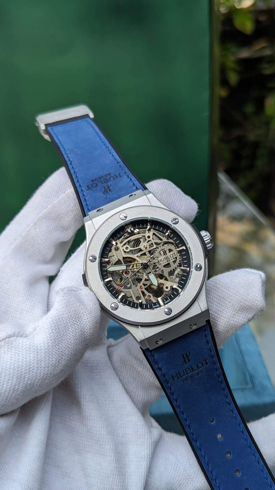 Silver - Blue
